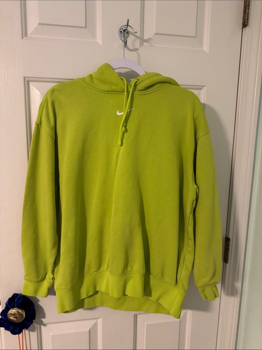 Nike Neon Lime Hooded Sweatshirt